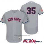 Maglia Baseball Uomo New York Yankees 2017 Stelle e Strisce Michael Pineda Grigio Flex Base