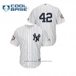 Maglia Baseball Uomo New York Yankees 2019 Jackie Robinson Day Cool Base Bianco