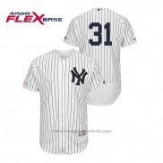 Maglia Baseball Uomo New York Yankees Aaron Hicks 150 Anniversario Flex Base Bianco