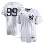 Maglia Baseball Uomo New York Yankees Aaron Judge Home Limited Bianco