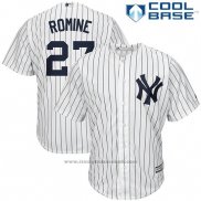 Maglia Baseball Uomo New York Yankees Austin Romine Bianco Cool Base