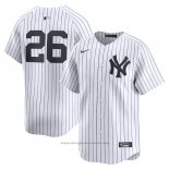 Maglia Baseball Uomo New York Yankees Dj Lemahieu Home Limited Bianco
