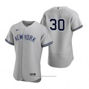 Maglia Baseball Uomo New York Yankees Joely Rodriguez Autentico Road Grigio