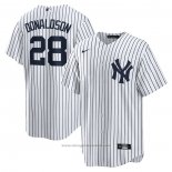 Maglia Baseball Uomo New York Yankees Josh Donaldson Primera Replica Bianco