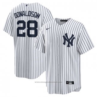 Maglia Baseball Uomo New York Yankees Josh Donaldson Primera Replica Bianco