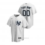 Maglia Baseball Uomo New York Yankees Personalizzate Replica Home Bianco