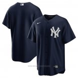 Maglia Baseball Uomo New York Yankees Replica Blu