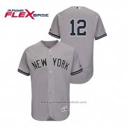 Maglia Baseball Uomo New York Yankees Troy Tulowitzki 150 Anniversario Flex Base Grigio
