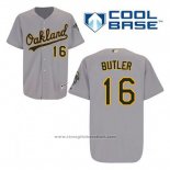 Maglia Baseball Uomo Oakland Athletics Billy Butler 16 Grigio Cool Base