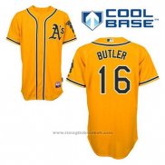 Maglia Baseball Uomo Oakland Athletics Billy Butler 16 Or Alternato Cool Base