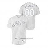 Maglia Baseball Uomo Oakland Athletics Personalizzate 2019 Players Weekend Autentico Bianco