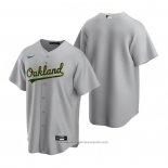 Maglia Baseball Uomo Oakland Athletics Replica Road Grigio