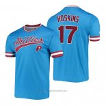 Maglia Baseball Uomo Philadelphia Phillies Rhys Hoskins Cooperstown Collection Stitches Blu