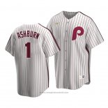 Maglia Baseball Uomo Philadelphia Phillies Richie Ashburn Cooperstown Collection Primera Bianco