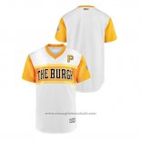 Maglia Baseball Uomo Pittsburgh Pirates 2019 Little League Classic Replica Bianco