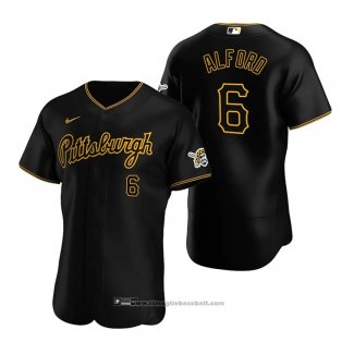 Maglia Baseball Uomo Pittsburgh Pirates Anthony Alford Autentico Alternato Nero