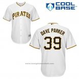 Maglia Baseball Uomo Pittsburgh Pirates Dave Parker 39 Bianco Home Cool Base