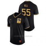 Maglia Baseball Uomo Pittsburgh Pirates Josh Bell Cooperstown Collection Legend Nero