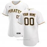 Maglia Baseball Uomo Pittsburgh Pirates Personalizzate Bianco2