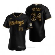 Maglia Baseball Uomo Pittsburgh Pirates Phillip Evans Autentico Alternato Nero