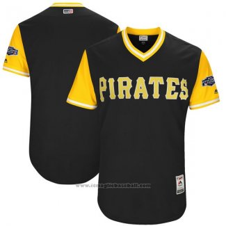 Maglia Baseball Uomo Pittsburgh Pirates Players Weekend 2017 Personalizzate Nero