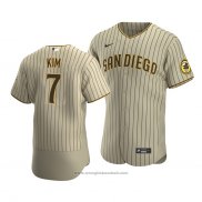 Maglia Baseball Uomo San Diego Padres Ha Seong Kim Autentico Alternato Marrone