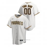 Maglia Baseball Uomo San Diego Padres Personalizzate Replica Home Bianco Marrone