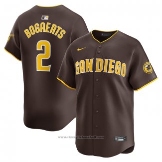 Maglia Baseball Uomo San Diego Padres Xander Bogaerts Away Limited Marrone