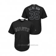 Maglia Baseball Uomo San Francisco Giants Brandon Crawford 2019 Players Weekend Replica Nero