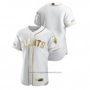 Maglia Baseball Uomo San Francisco Giants Golden Edition Autentico Bianco