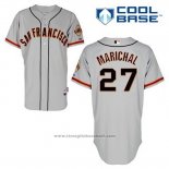 Maglia Baseball Uomo San Francisco Giants Juan Marichal 27 Grigio Cool Base