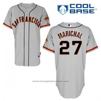 Maglia Baseball Uomo San Francisco Giants Juan Marichal 27 Grigio Cool Base