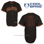 Maglia Baseball Uomo San Francisco Giants Matt Cain 18 Nero Cool Base