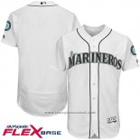 Maglia Baseball Uomo Seattle Mariners Bianco Hispanic Heritage Flex Base