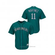 Maglia Baseball Uomo Seattle Mariners Edgar Martinez Cooperstown Collection Replica Alternato Verde