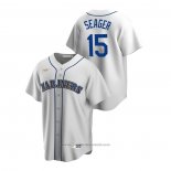 Maglia Baseball Uomo Seattle Mariners Kyle Seager Cooperstown Collection Home Bianco