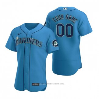 Maglia Baseball Uomo Seattle Mariners Personalizzate Autentico 2020 Alternato Blu