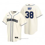 Maglia Baseball Uomo Seattle Mariners Robbie Ray Replica Alternato Crema