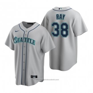 Maglia Baseball Uomo Seattle Mariners Robbie Ray Replica Road Grigio