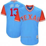 Maglia Baseball Uomo Texas Rangers 2017 Little League World Series Joey Gallo Blu