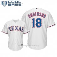 Maglia Baseball Uomo Texas Rangers Drew Robinson Cool Base Home Bianco