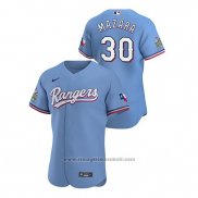 Maglia Baseball Uomo Texas Rangers Nomar Mazara Autentico 2020 Alternato Blu