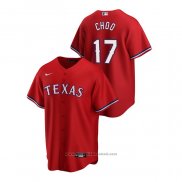 Maglia Baseball Uomo Texas Rangers Shin Soo Choo 2020 Replica Alternato Rosso