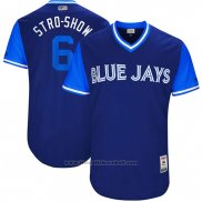 Maglia Baseball Uomo Toronto Blue Jays 2017 Little League World Series Marcus Stroman Blu