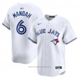 Maglia Baseball Uomo Toronto Blue Jays Alek Manoah Home Limited Bianco