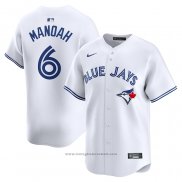 Maglia Baseball Uomo Toronto Blue Jays Alek Manoah Home Limited Bianco