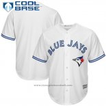 Maglia Baseball Uomo Toronto Blue Jays Big Tall Bianco Cool Base