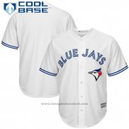 Maglia Baseball Uomo Toronto Blue Jays Big Tall Bianco Cool Base