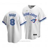 Maglia Baseball Uomo Toronto Blue Jays Cavan Biggio Cooperstown Collection Primera Bianco