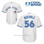 Maglia Baseball Uomo Toronto Blue Jays Mark Buehrle 56 Bianco Home Cool Base